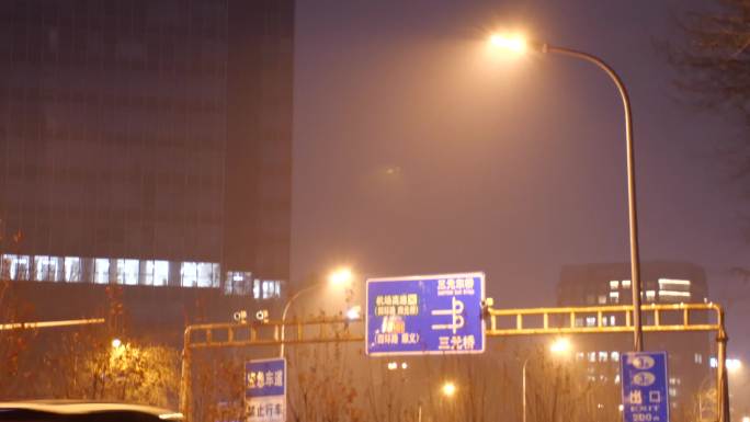 北京车流堵车