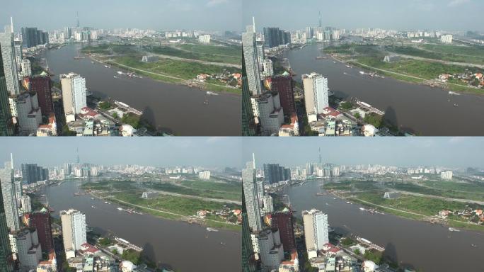 胡志明市的城市景观