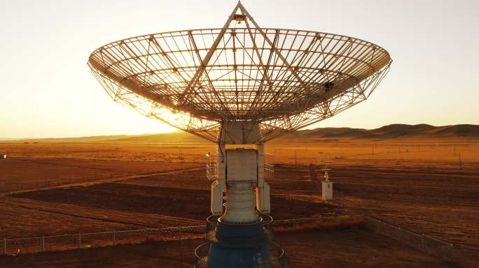天文望远镜站光学天文观测站视频素材探索宇