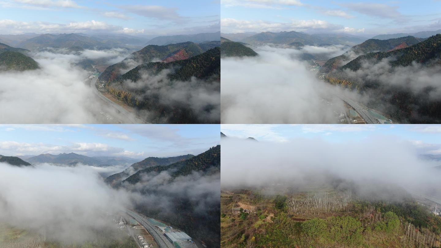 航拍4k高空风景