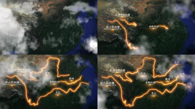 中国水系流域河流地图