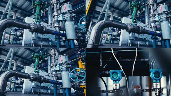 煤化工厂液化气管道压力表天然气管道化工