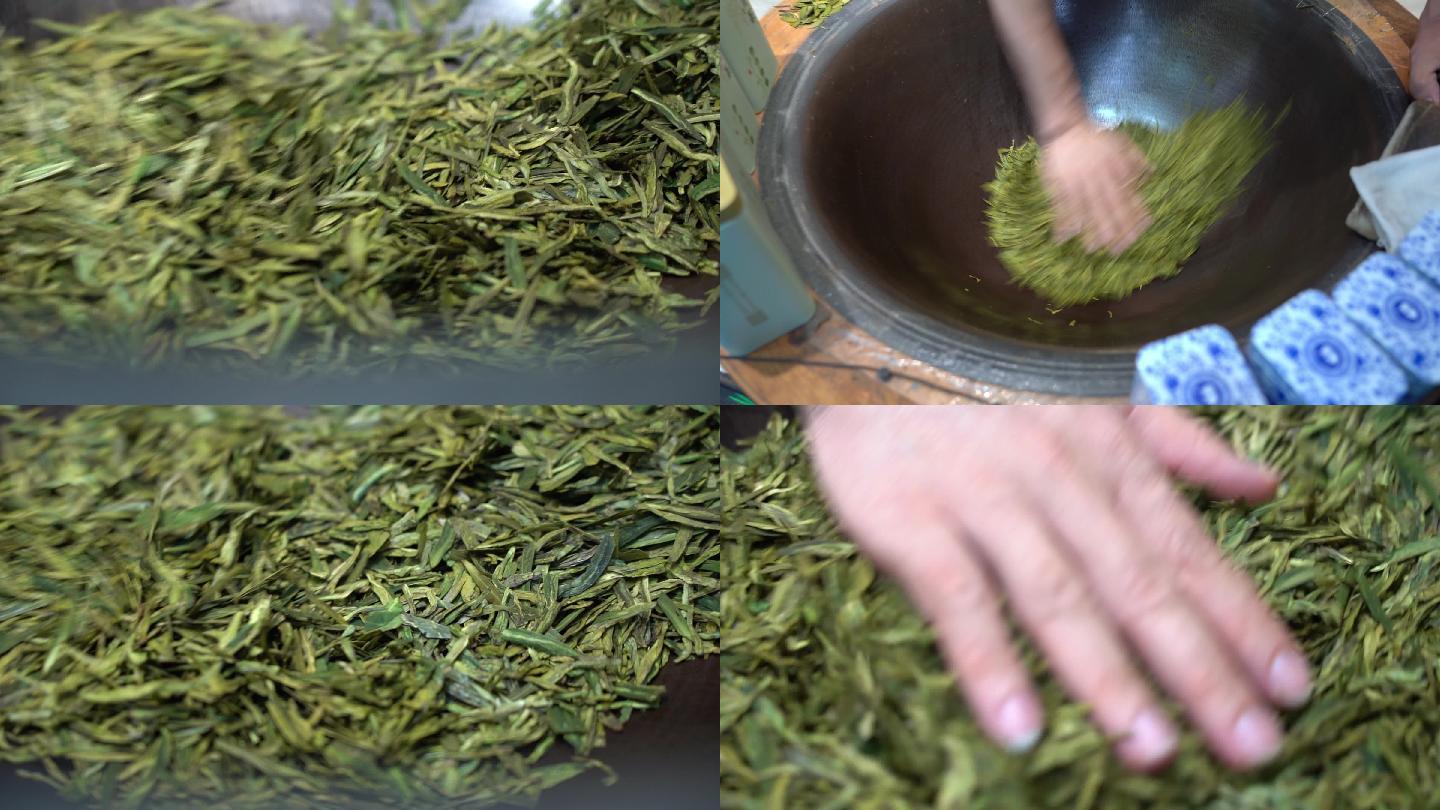 炒茶叶 绿茶 杭州 龙井茶 茶叶 炒茶