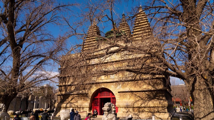 北京石刻博物馆五塔寺真觉寺延时