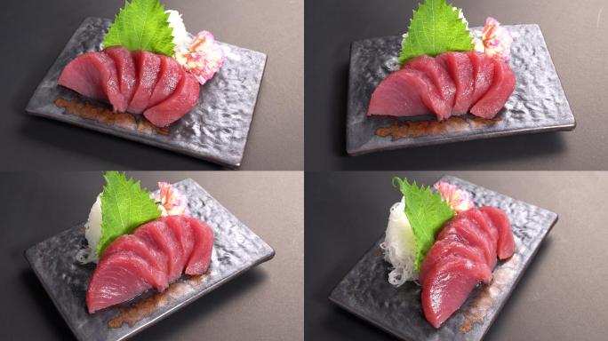 日本料理金枪鱼生鱼片