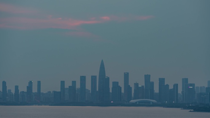 深圳华润体育馆湾红树林延时日转夜