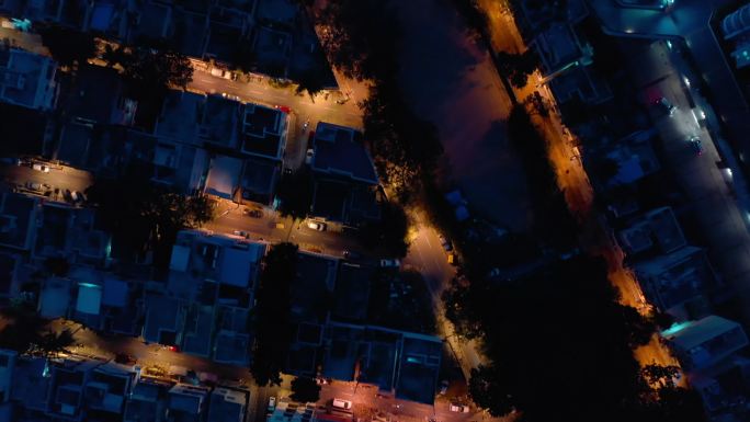 班加罗尔城市风景夜晚主城区宣传片经济建设