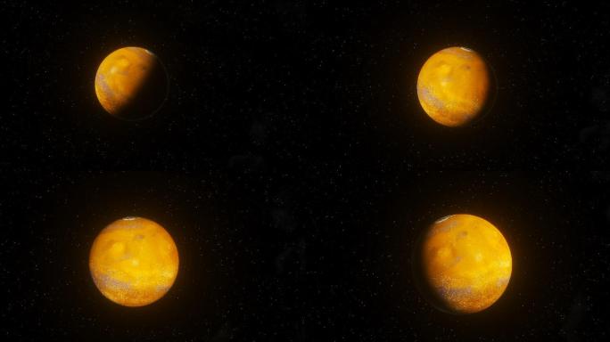 火星的高细节3D渲染