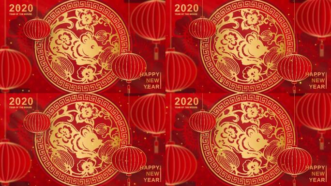 2020中国农历新年背景
