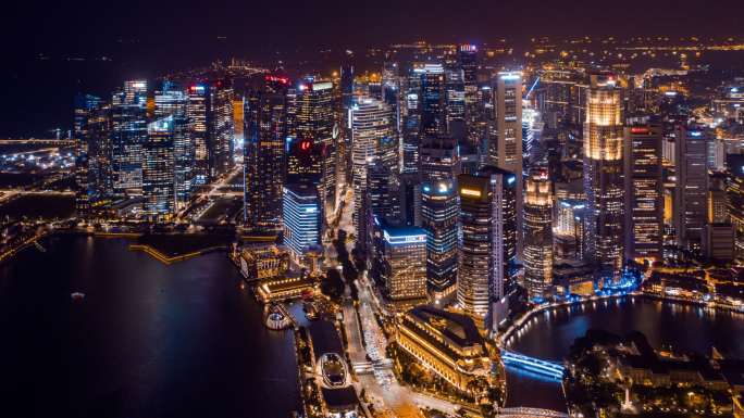 新加坡摩天大楼商业区