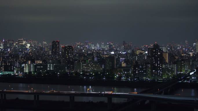 东京城市夜景视频素材