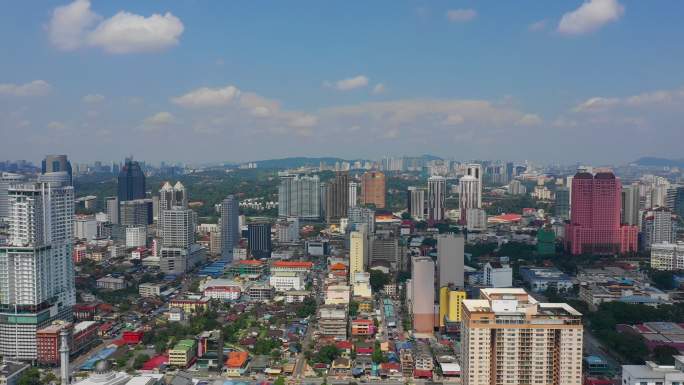 吉隆坡城市景观吉隆坡中心地段繁华都市