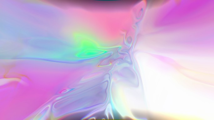 一个彩虹色的抽象折射图案循环背景。