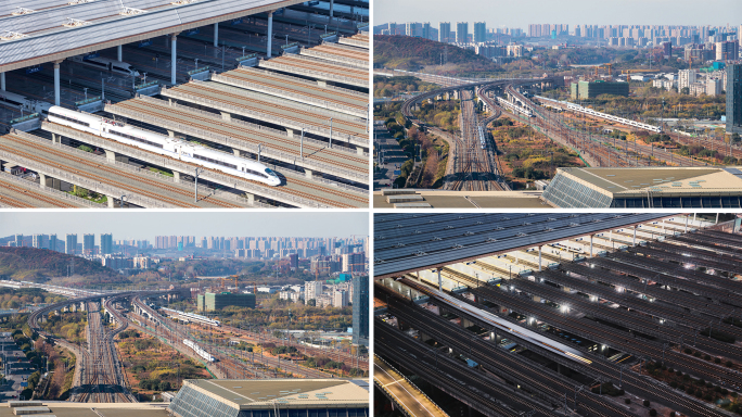 高铁铁路，高铁穿梭