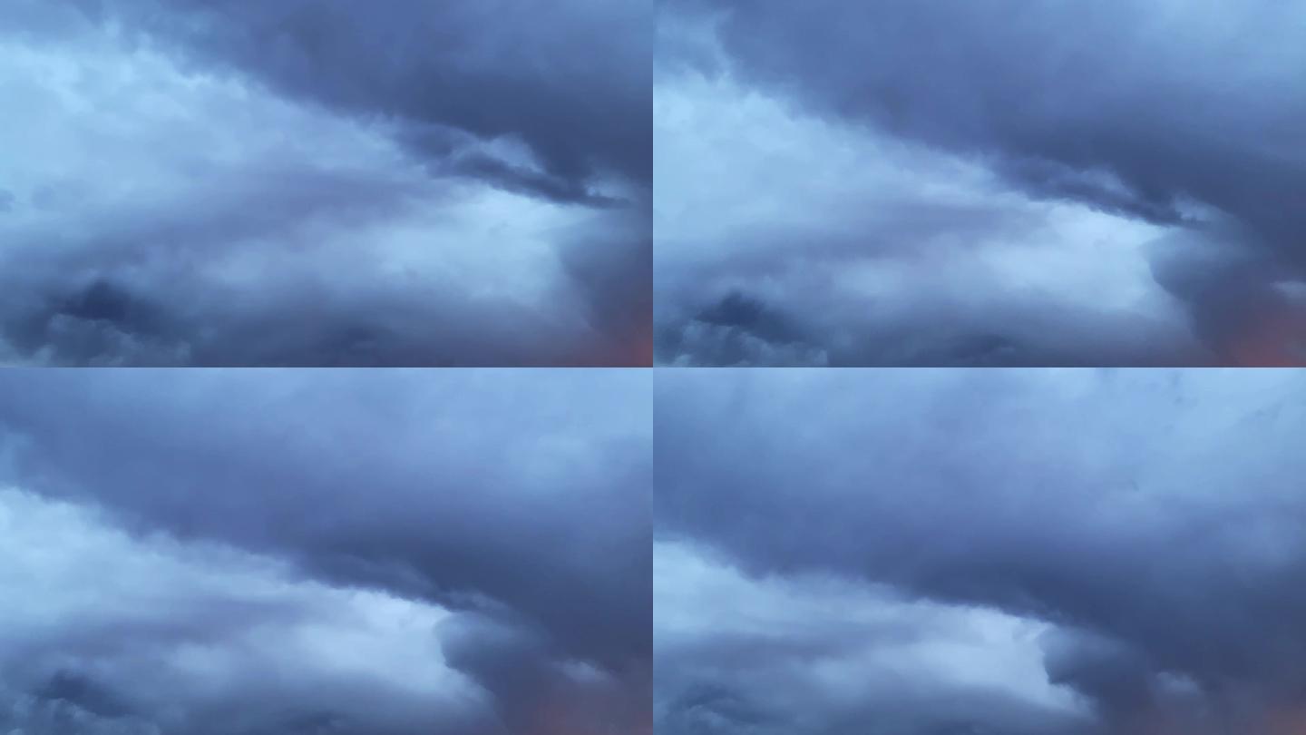 【HD天空】灰蓝阴雨云烟阴天重云雷雨乌云
