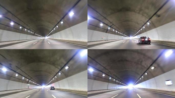 高速公路隧道道路主视角出口