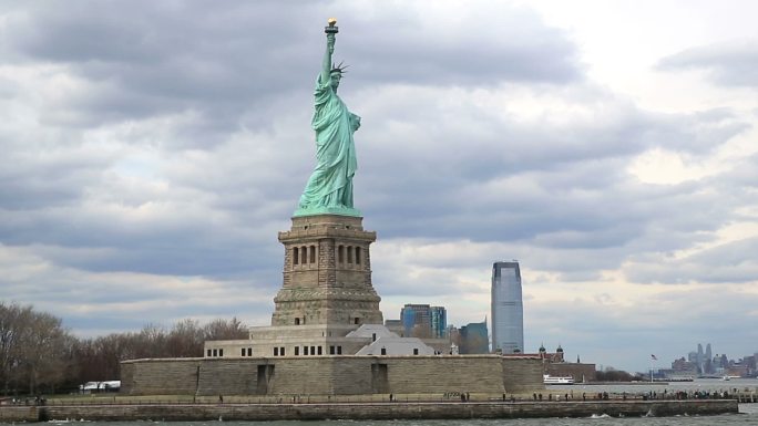高清:纽约自由女神像，1920x1080格式