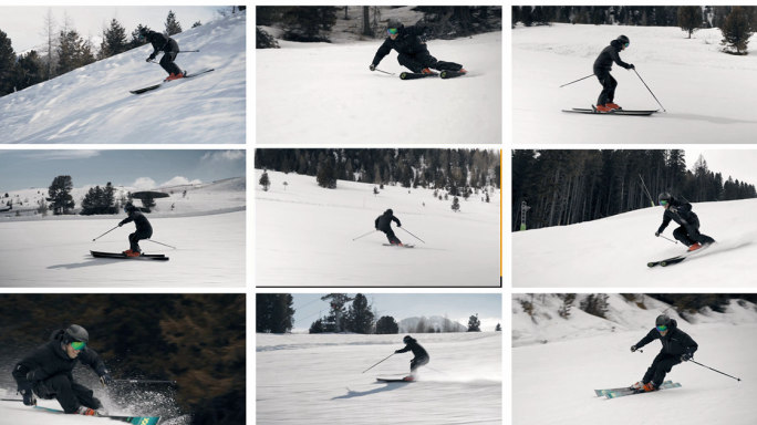 滑雪速降滑雪冬奥会滑雪场