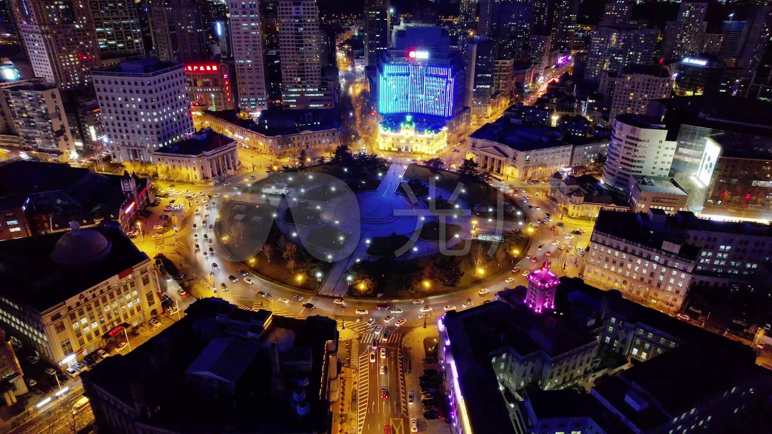 大连之夜 中山广场夜景