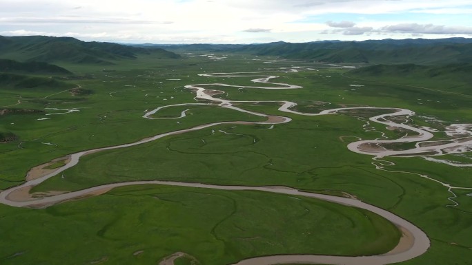 川西高原若尔盖草原湿地延时