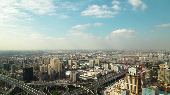 上海城市高空
