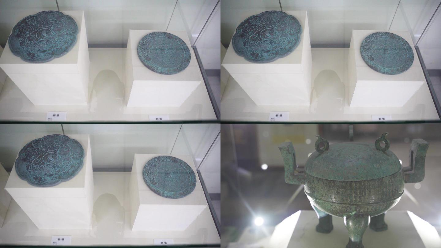 中国古代文物铜镜香炉