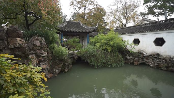 中国传统风格的花园。