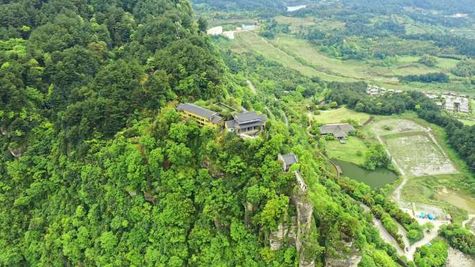 綦江古剑山航拍