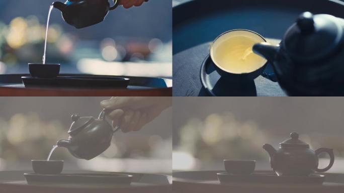 紫砂壶倒茶倒汤茶汤茶壶托盘食疗茶艺文化
