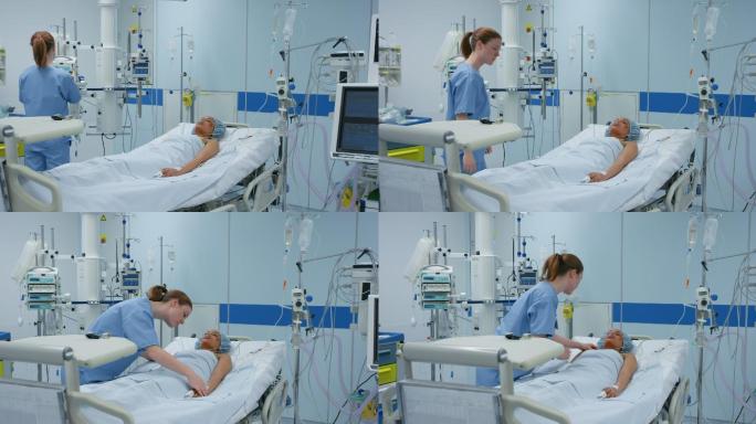重症监护室视频素材