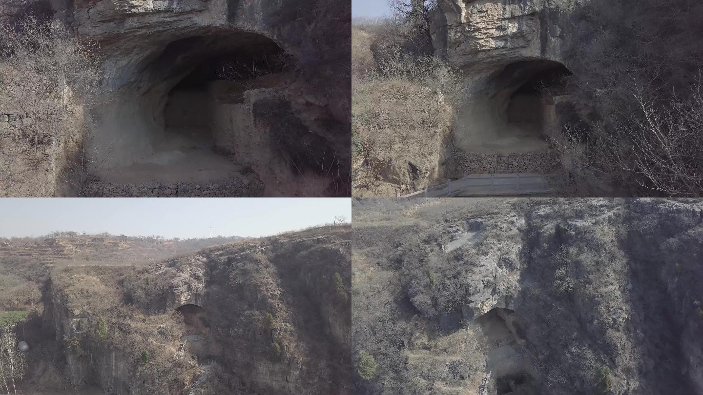 荥阳织机洞遗址航拍 旧石器时代文化遗存