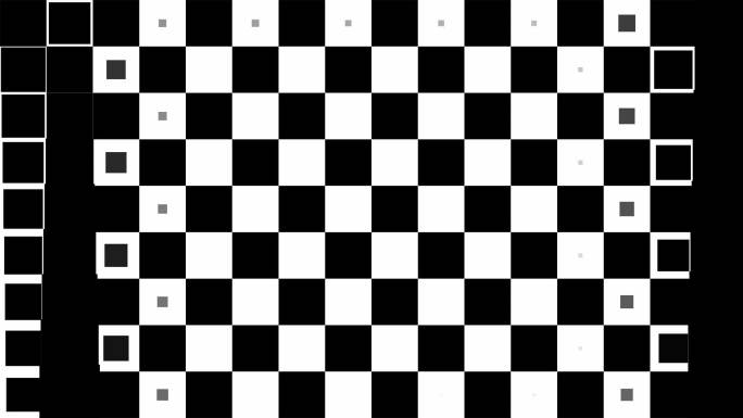 棋盘图案:黑色方块(过渡)