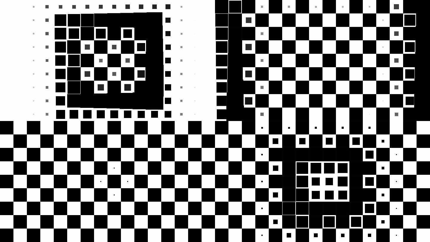 棋盘图案:黑色方块(过渡)