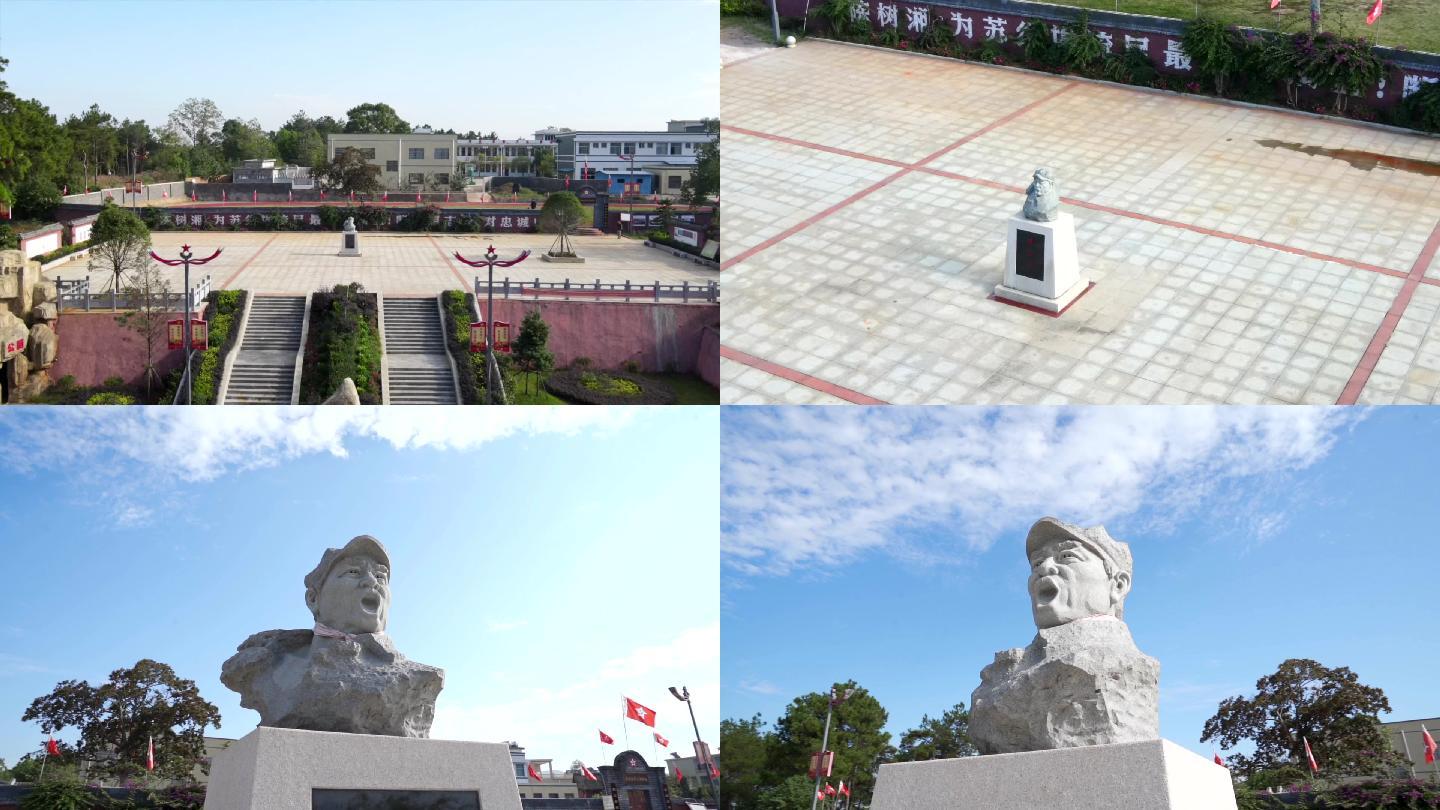 红军师长陈树湘雕像牺牲地