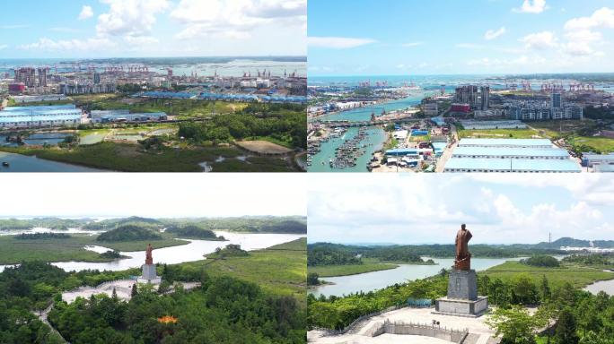 广西钦州港经济技术开发区航拍4K