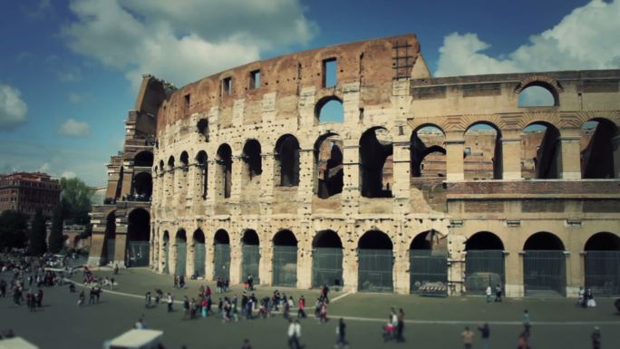 罗马的地标:弗拉维安圆形剧场