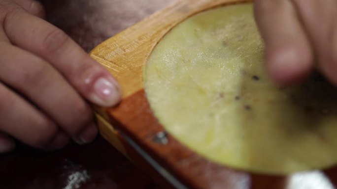 手工月饼制作流程高清视频素材