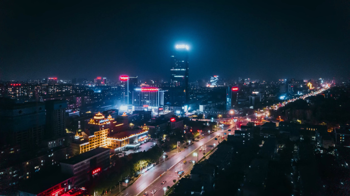 天玺国际与太阳神大酒店两段夜景延时摄影