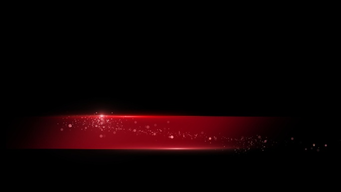 红色粒子喜庆字幕标题AE模版
