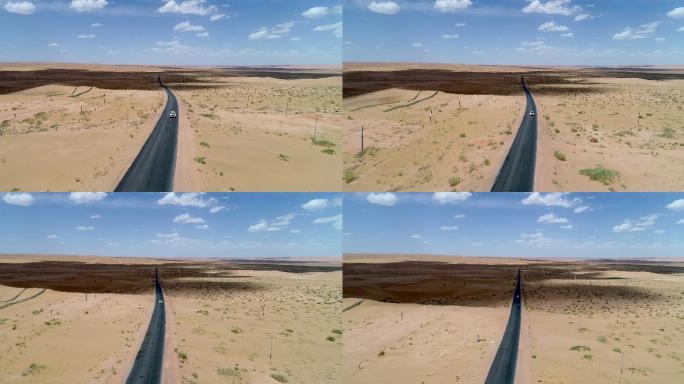 沙漠公路荒漠公路汽车宣传片广告车企通用素