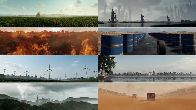 环境破坏森林砍伐能源枯竭生态恶化工业发展