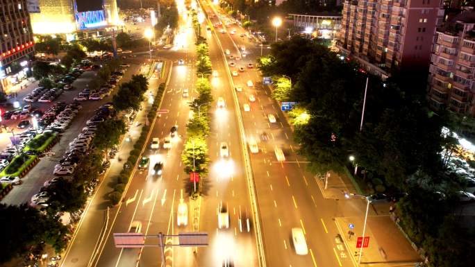 福建 福州 夜景 延时 城市