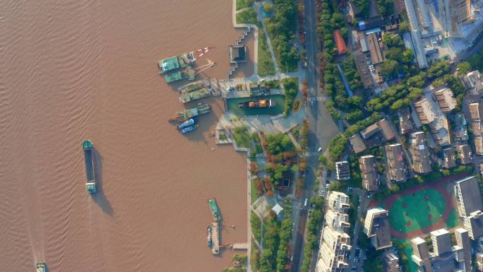 宁波镇海甬江沿江路景观带