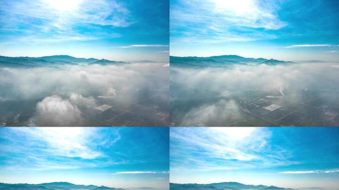 4K 大气磅礴山川云海日出景观