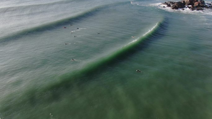 石梅湾海浪