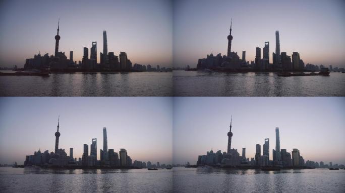 上海 外滩 建筑 陆家嘴 清晨