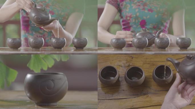 茶文化沏茶品茶茶道喝茶视频在中国传统文化