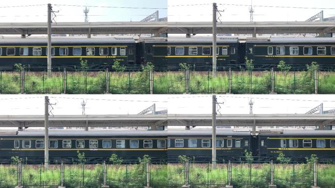 绿皮火车 火车站 发车 到站 文艺 日系