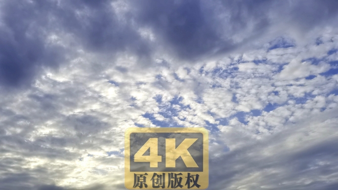 天空云层流动延时摄影4K