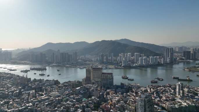 航拍5k澳门行政特区全貌（御3）